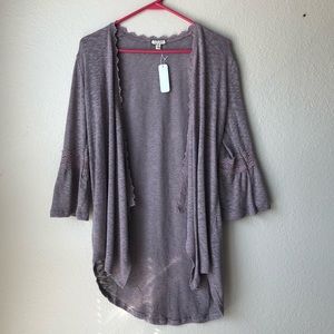 NWT Eyeshadow Cardigan